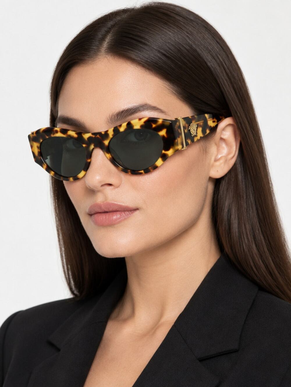 NEW Versace VE4477U 777/87 Havana Sunglasses Authentic